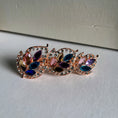 Load image into Gallery viewer, Crystal Flower Hair Clip