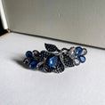 Load image into Gallery viewer, Crystal Flower Hair Clip