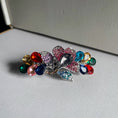 Load image into Gallery viewer, Crystal Flower Hair Clip