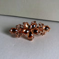 Load image into Gallery viewer, Crystal Flower Hair Clip