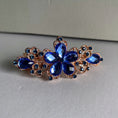 Load image into Gallery viewer, Crystal Flower Hair Clip