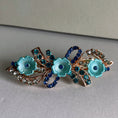 Load image into Gallery viewer, Crystal Flower Hair Clip