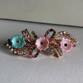 Load image into Gallery viewer, Crystal Flower Hair Clip
