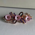 Load image into Gallery viewer, Crystal Flower Hair Clip