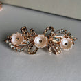 Load image into Gallery viewer, Crystal Flower Hair Clip