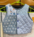 Load image into Gallery viewer, 🧵 Patchwork Children’s Vest (1–6 years old)