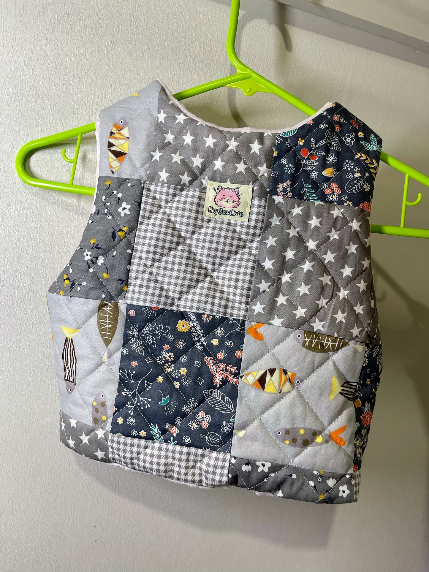 Patchwork children’s vest (1~6 years old) Buy two and get 25 percent off