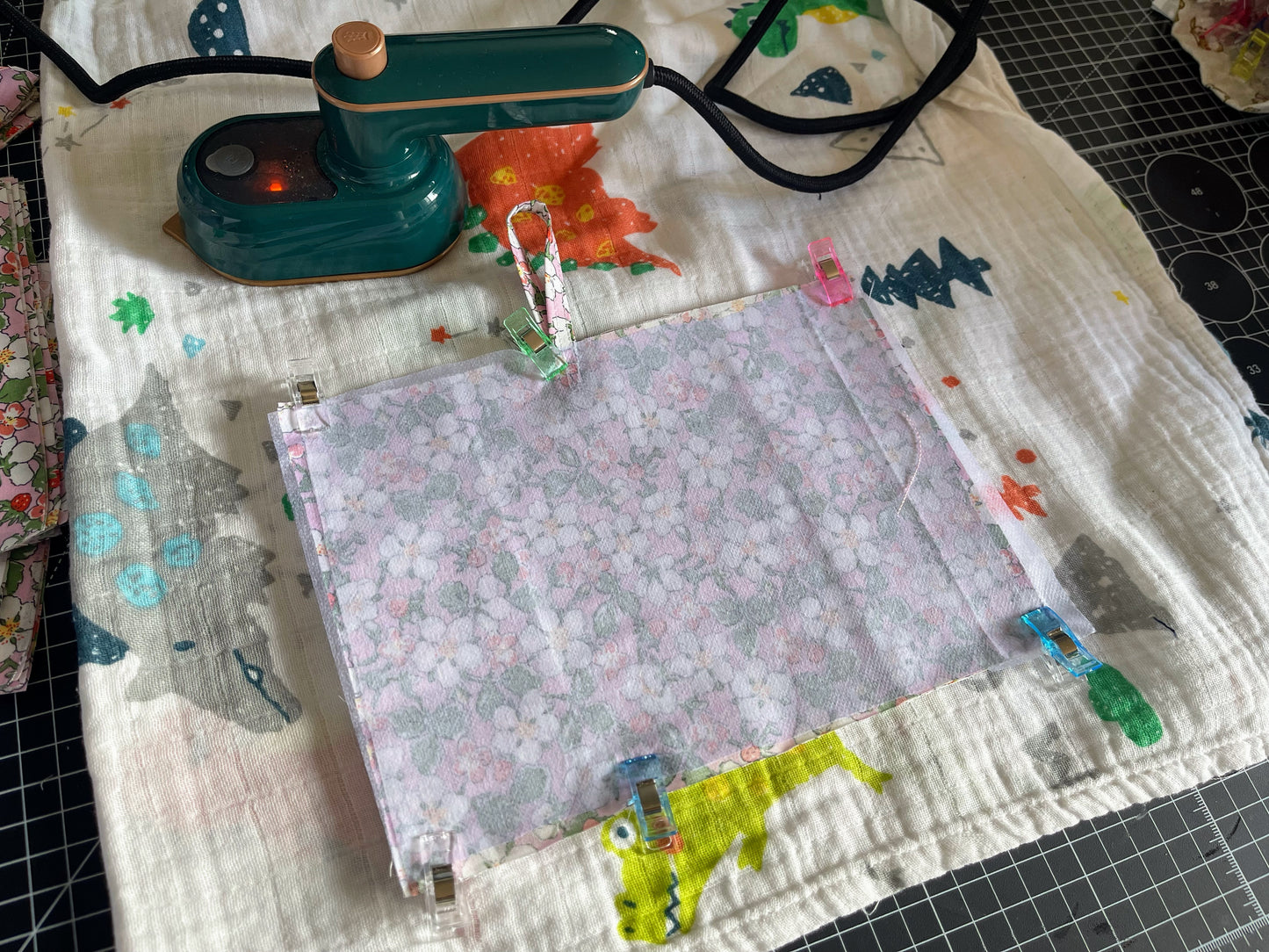 Strawberry Blossom Passport Holder