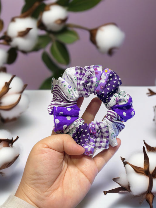 🌼 Patchwork Scrunchie