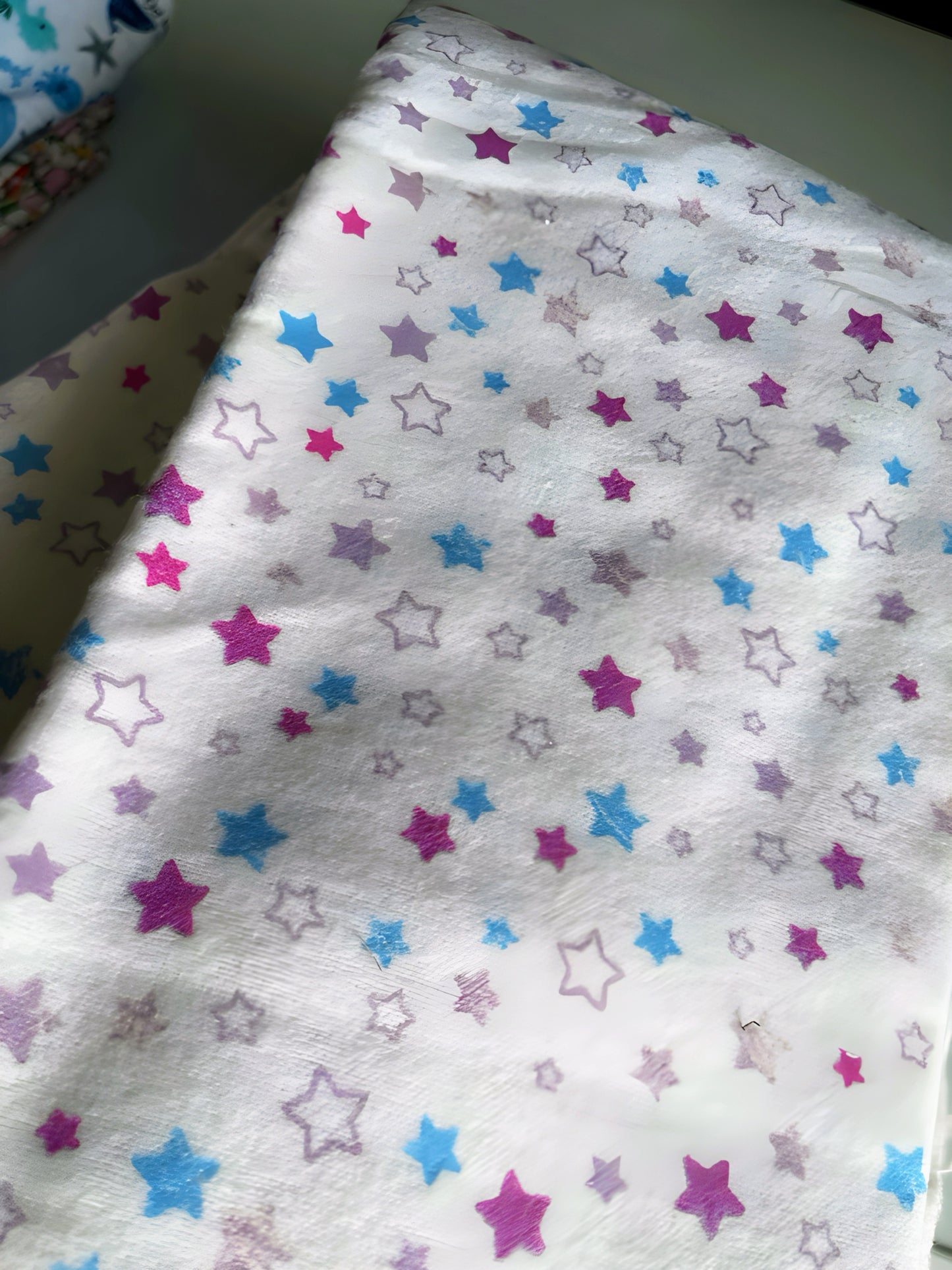 Baby Care Gift Set – Handmade Bib, Washcloth & Burp Cloth (Choose Your Print)