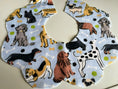 Load image into Gallery viewer, Baby bibs 3 random designs set