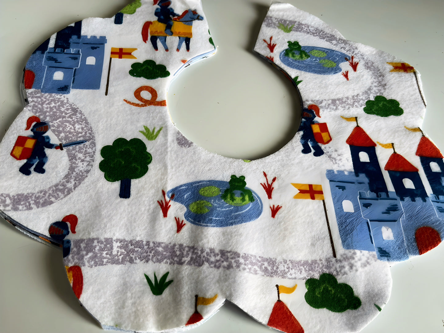 Baby Care Gift Set – Handmade Bib, Washcloth & Burp Cloth (Choose Your Print)