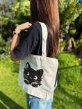 Load image into Gallery viewer, ๐ Canvas Tote Bag โ Cute & Quote Prints