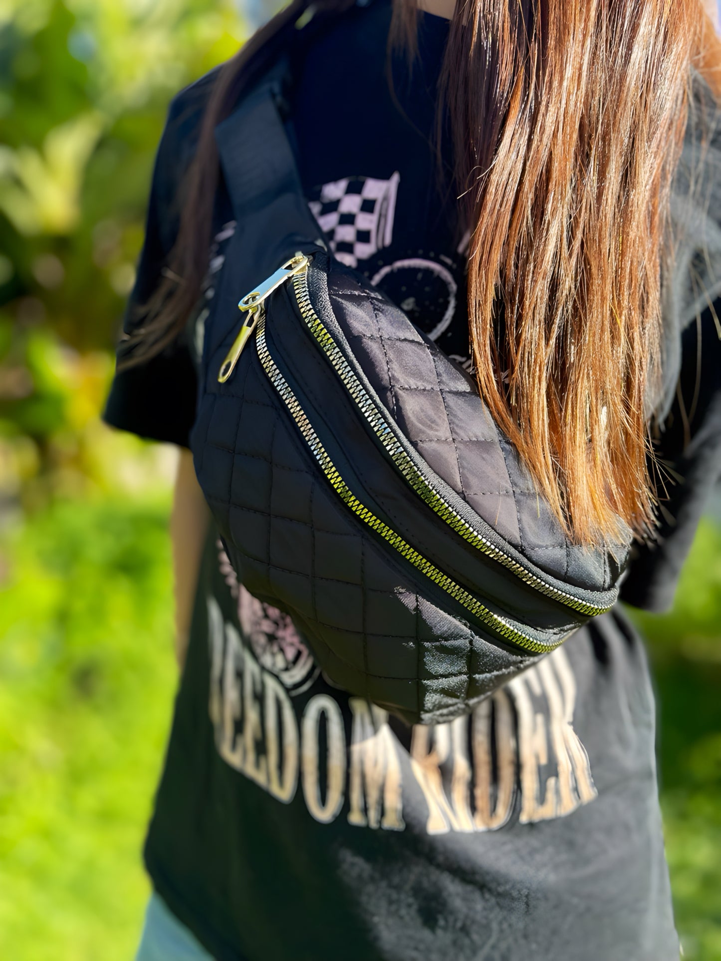 Quilted Crossbody Belt Bag – Lightweight Everyday Style