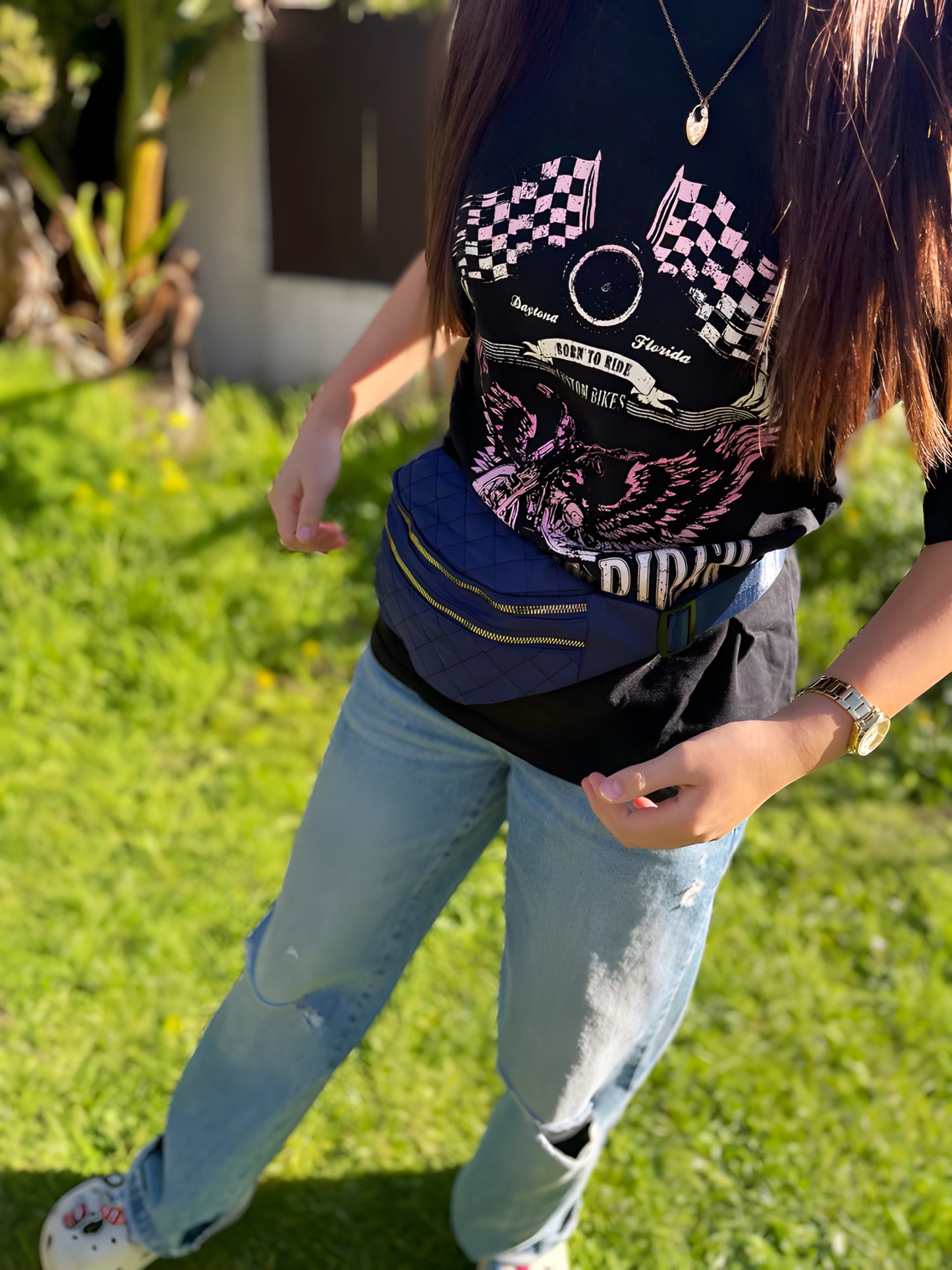 Quilted Crossbody Belt Bag – Lightweight Everyday Style