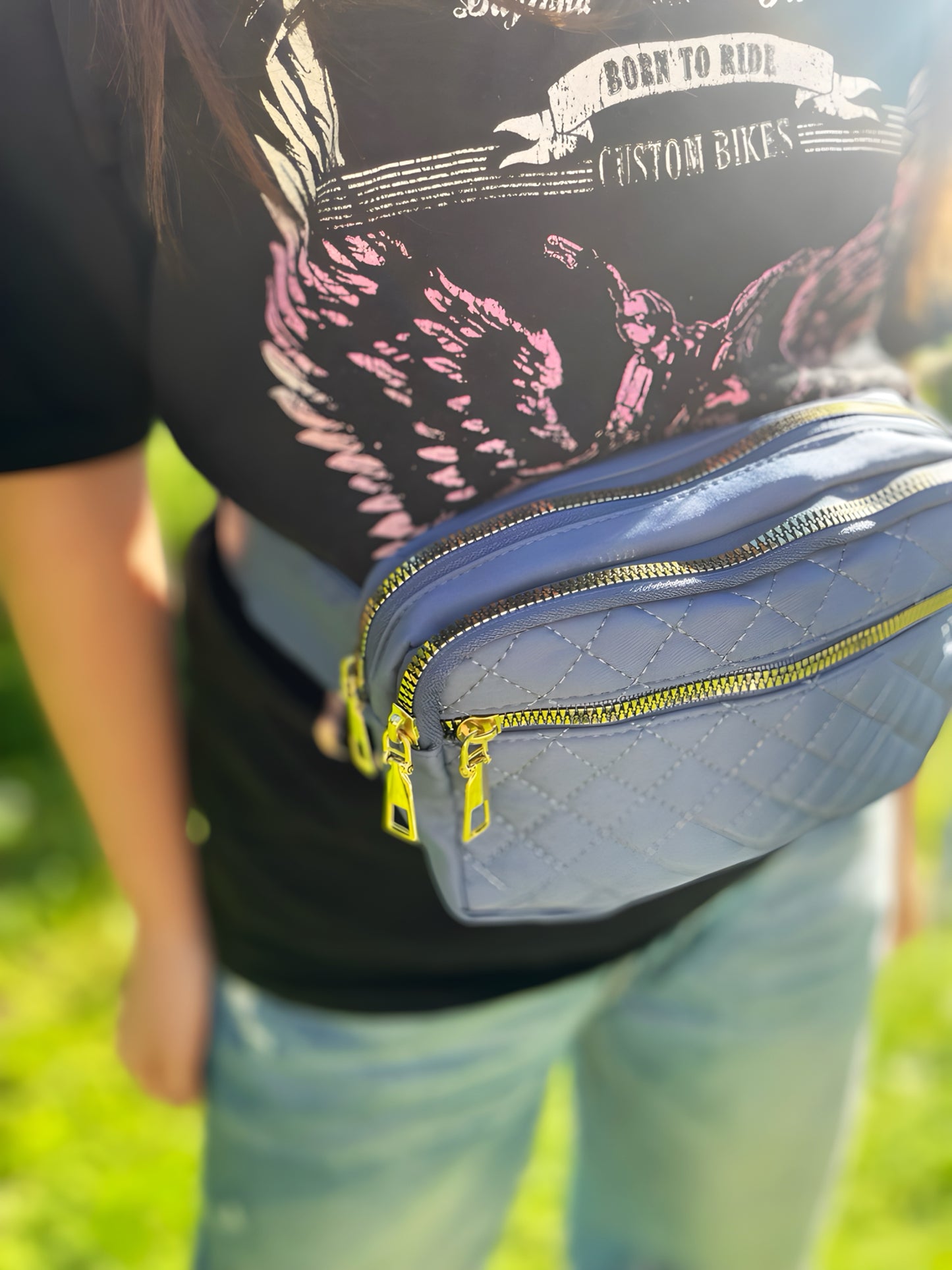 Quilted Crossbody Belt Bag – Lightweight Everyday Style