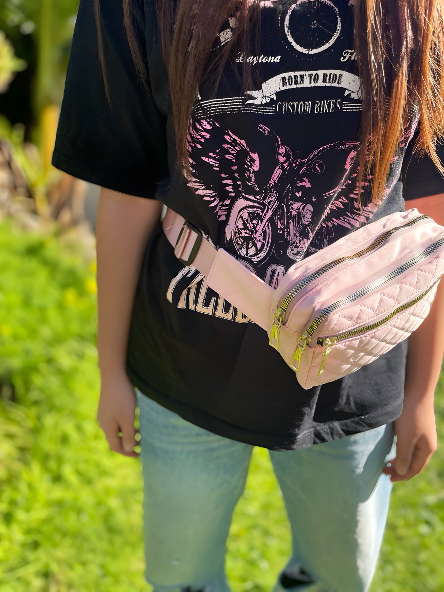 Quilted Crossbody Belt Bag – Lightweight Everyday Style
