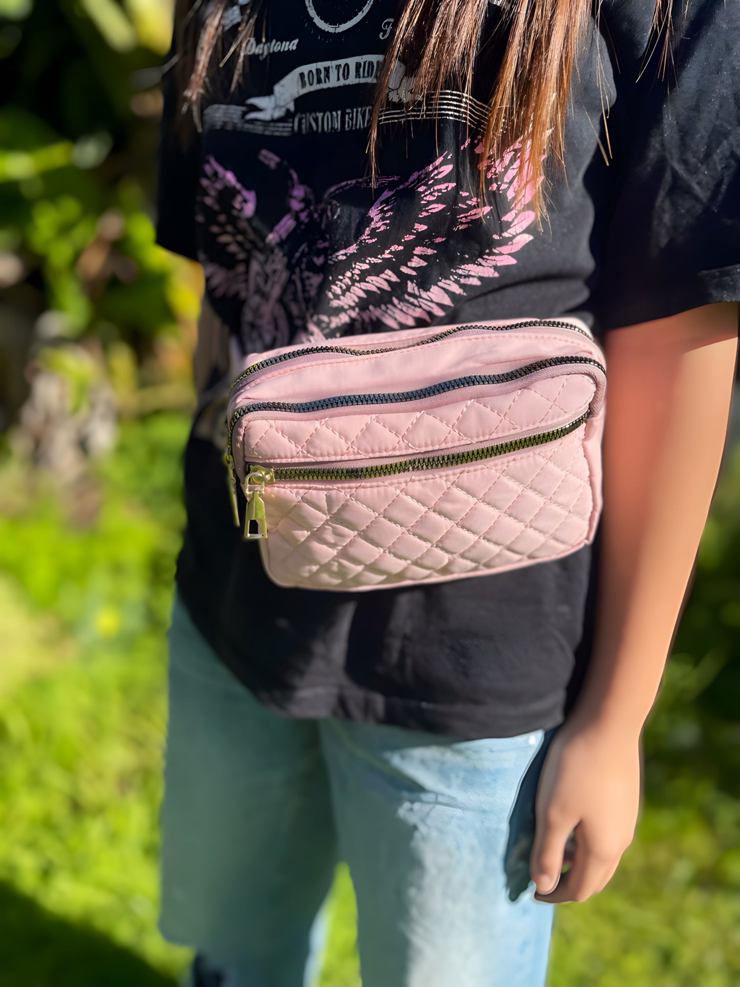 Quilted Crossbody Belt Bag – Lightweight Everyday Style