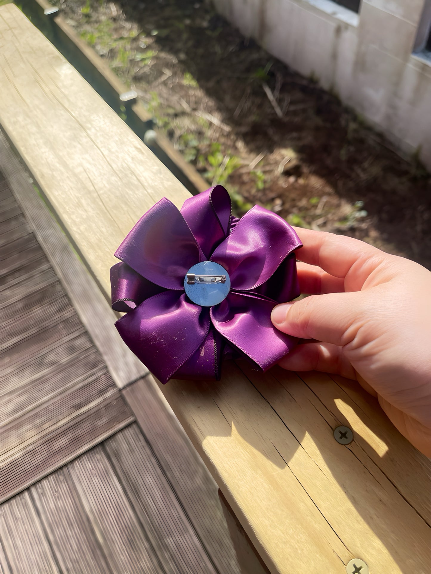 Only One Ribbon Accessory – Handmade in NZ Unique Brooch & Hair Clip Series by HeySewCute