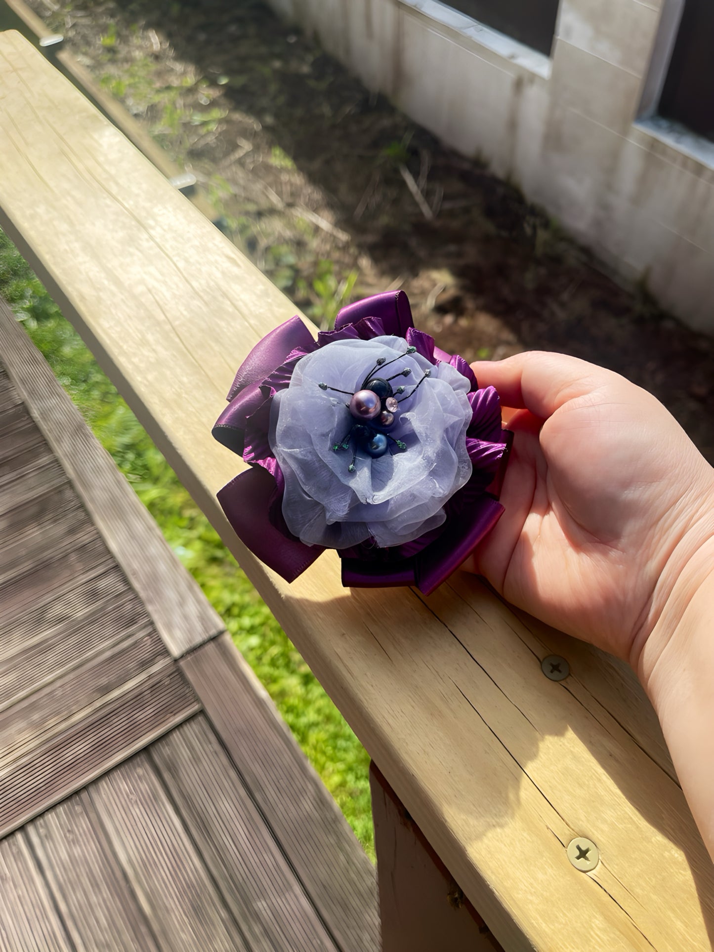 Only One Ribbon Accessory – Handmade in NZ Unique Brooch & Hair Clip Series by HeySewCute