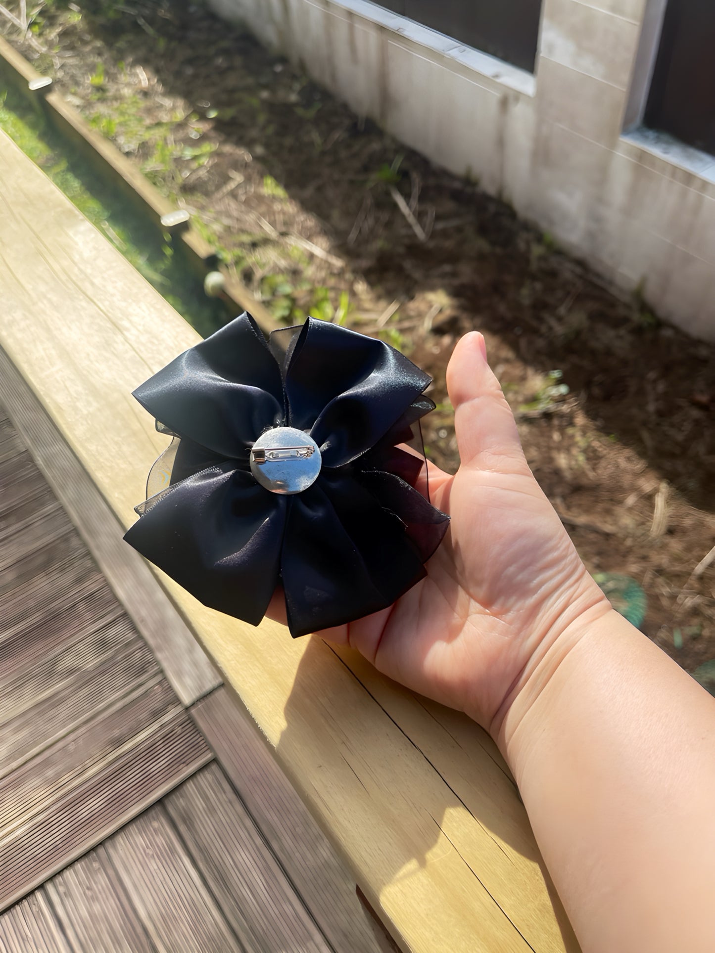 Only One Ribbon Accessory – Handmade in NZ Unique Brooch & Hair Clip Series by HeySewCute