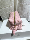 Load image into Gallery viewer, Quilted Makeup Bag – Sweetheart Edition XL size