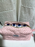 Load image into Gallery viewer, Quilted Makeup Bag – Sweetheart Edition XL size