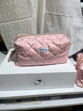 Load image into Gallery viewer, Quilted Makeup Bag – Sweetheart Edition XL size