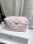 Load image into Gallery viewer, Quilted Makeup Bag – Sweetheart Edition XL size