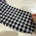 Load image into Gallery viewer, Picnic Gingham Hair Set – Handmade Large Scrunchie & Bow Clip