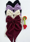 Load image into Gallery viewer, Sparkle Bow Hair Clip