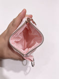 Load image into Gallery viewer, Quilted Keyring Wallet | Handmade Mini Card & Coin Pouch