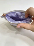 Load image into Gallery viewer, Quilted Mini Pouch – Lavender Teddy