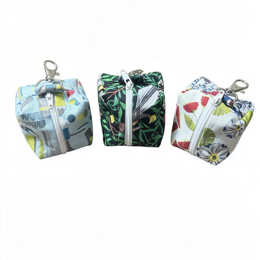 Kiwiana Mini Cube Keyring Pouch
