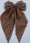 Load image into Gallery viewer, Leopard Bow Hair Clip