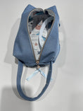 Load image into Gallery viewer, Grab & Go Denim Nappy & Wipes Bag – Handmade in NZ