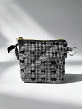 Load image into Gallery viewer, Black Bow Gingham Bags – Matching Set or Small Pouch