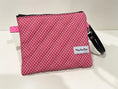 Load image into Gallery viewer, Handmade Quilted Wristlet Pouch – 20 Colour Options