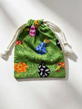 Load image into Gallery viewer, Mini Kiwiana Drawstring Pouch – Handmade in New Zealand