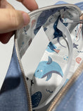 Load image into Gallery viewer, Grab & Go Denim Nappy & Wipes Bag – Handmade in NZ