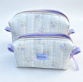 Load image into Gallery viewer, Lavender Cherry Matching Quilted Bag Set