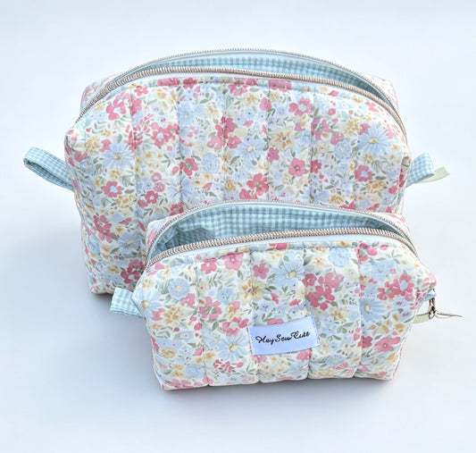 Meadow Bloom Matching Quilted Bag Set