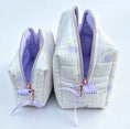 Load image into Gallery viewer, Lavender Cherry Matching Quilted Bag Set