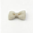 Load image into Gallery viewer, Pearl Bow Hair Clip