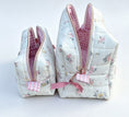 Load image into Gallery viewer, Rosebud Check Matching Quilted Bag Set