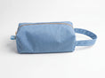 Load image into Gallery viewer, Grab & Go Denim Nappy & Wipes Bag – Handmade in NZ