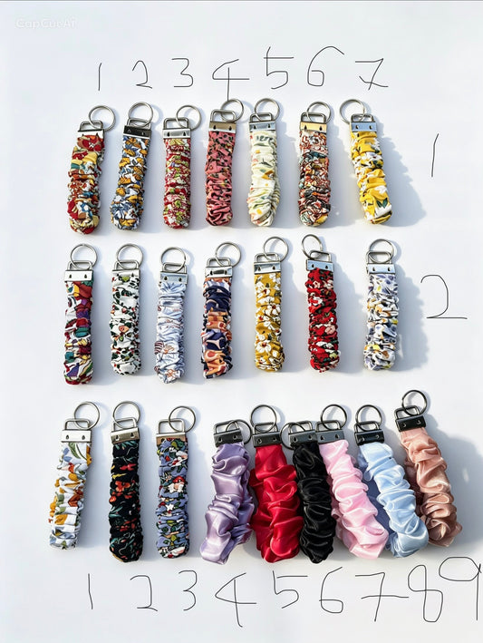 Ring Scrunchie Keyring – Choose Your Design