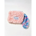 Load image into Gallery viewer, Pink Puff Pouch & Scrunchie Keyring Set