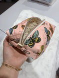 Load image into Gallery viewer, Daily Muse pink butterfly makeup bag original product view