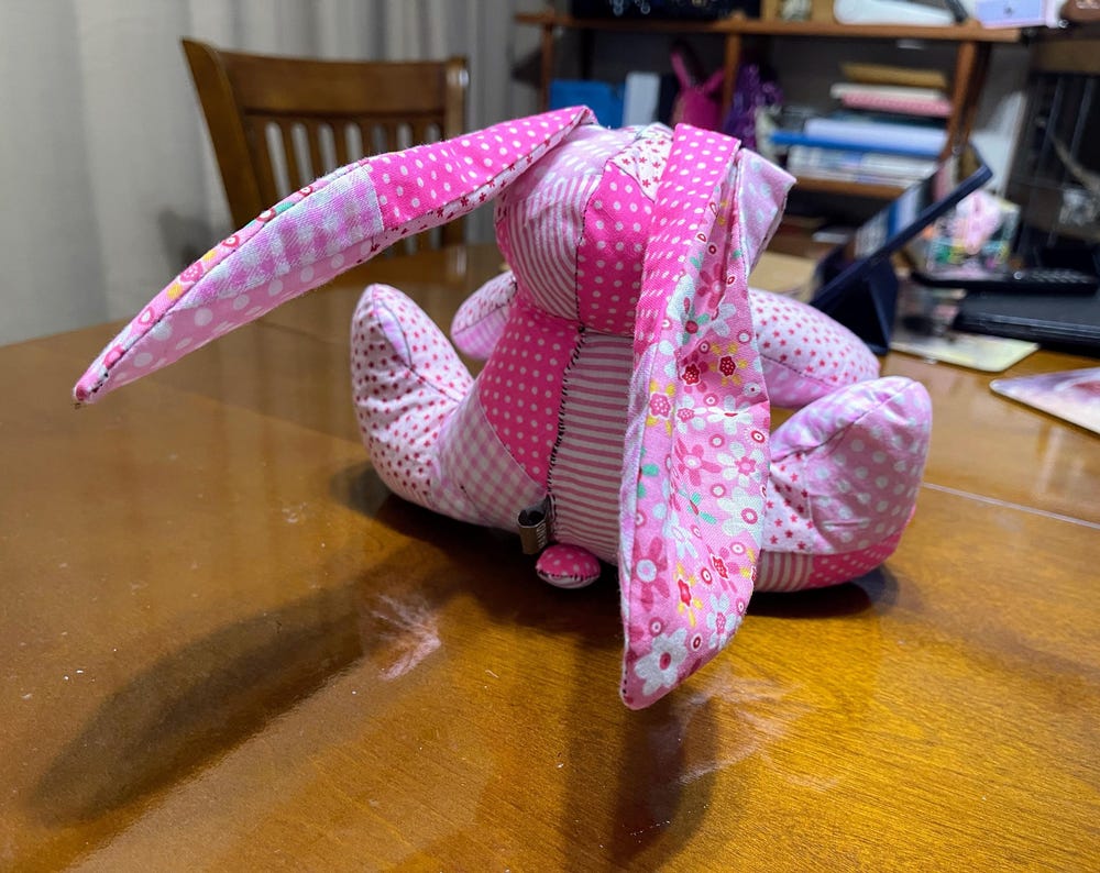 HeySewCute Patchwork Bunny Doll (Buy 2 gets 10% discount)